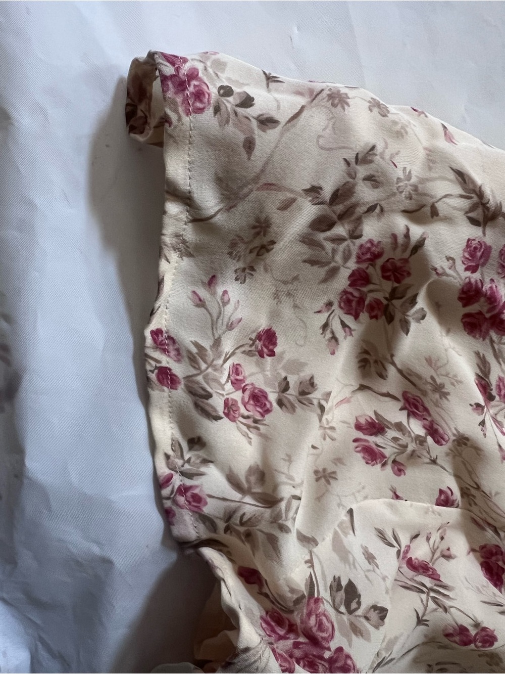 NWT Vintage Lauren Ralph Lauren 100% Silk Floral Dress & Skirt Set Cottagecore - Picture 10 of 16